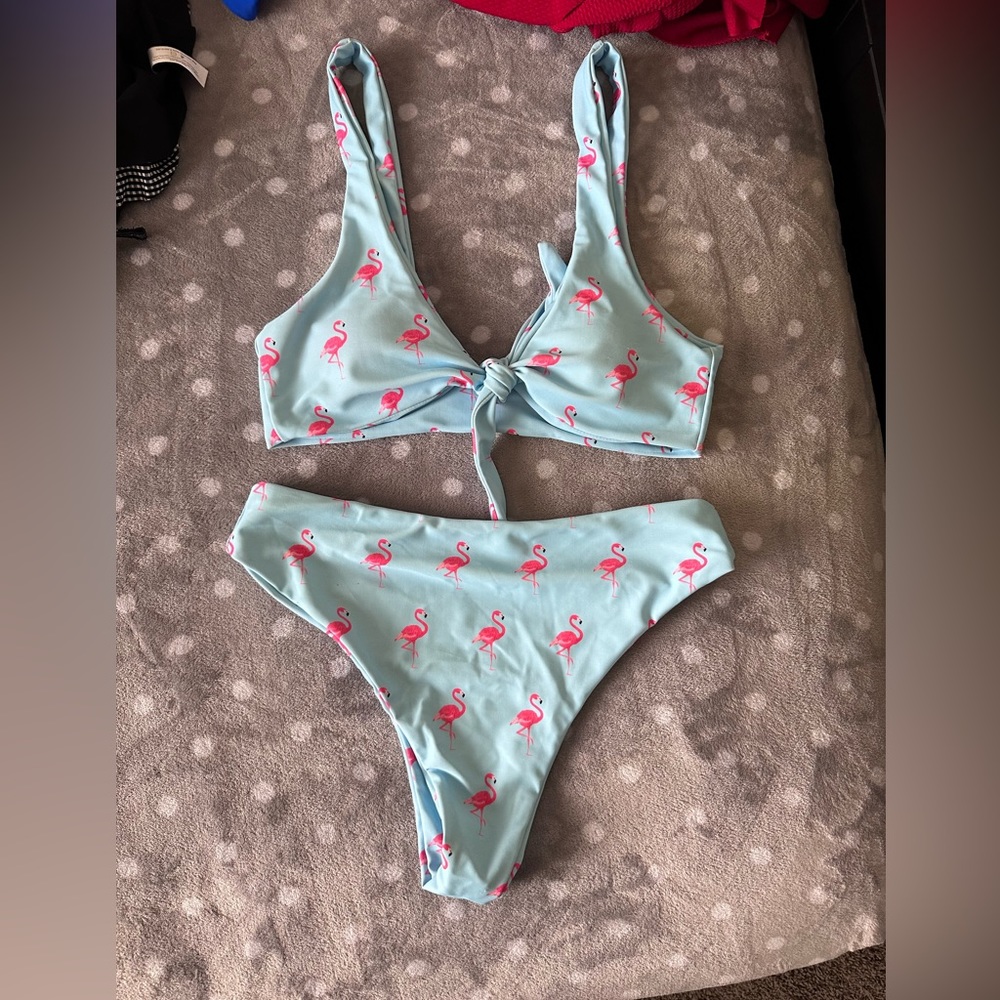 Zaful Flamingo Bikini